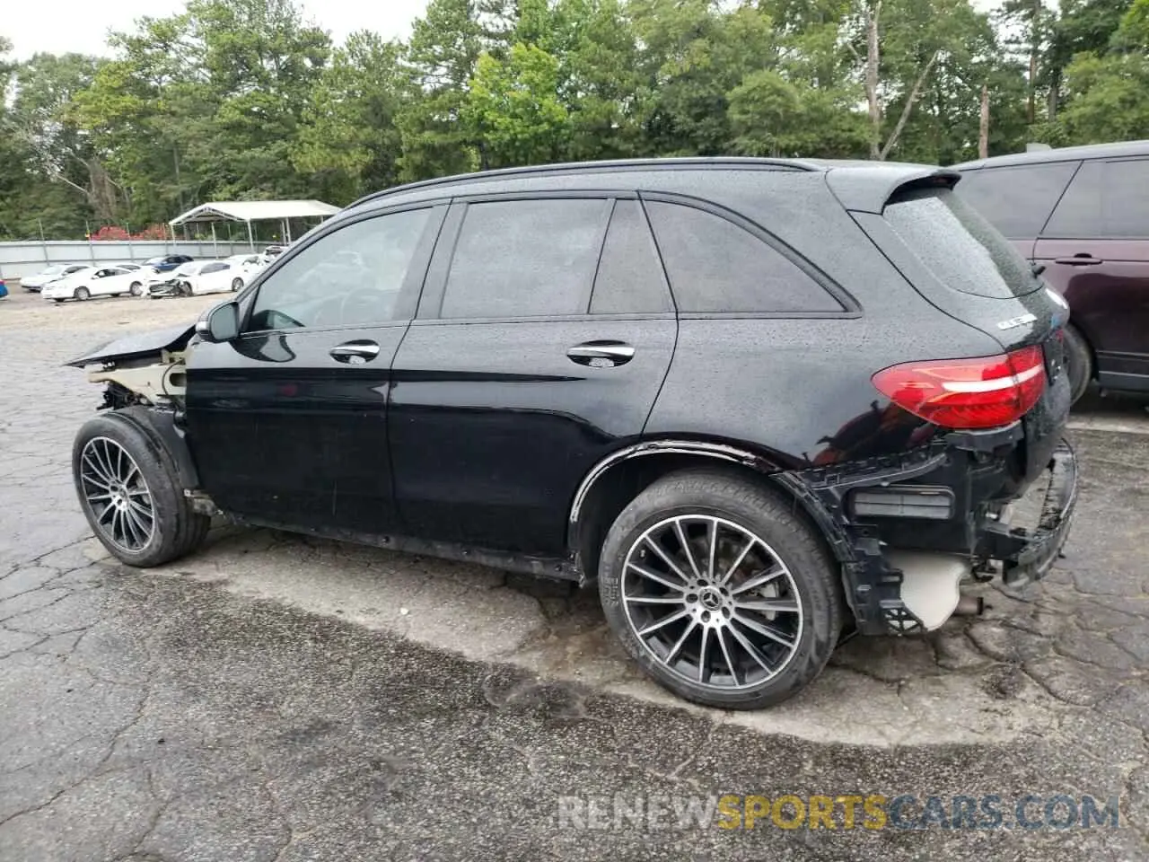 2 Photograph of a damaged car WDC0G4JB1KV189440 MERCEDES-BENZ GLC-CLASS 2019