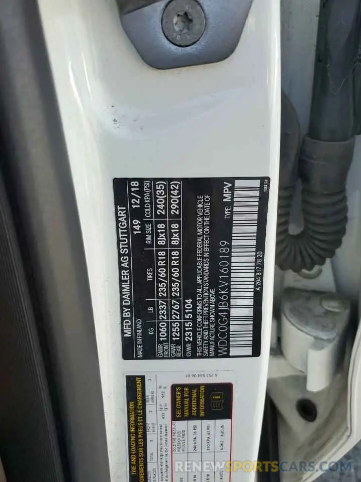 13 Photograph of a damaged car WDC0G4JB6KV160189 MERCEDES-BENZ GLC-CLASS 2019