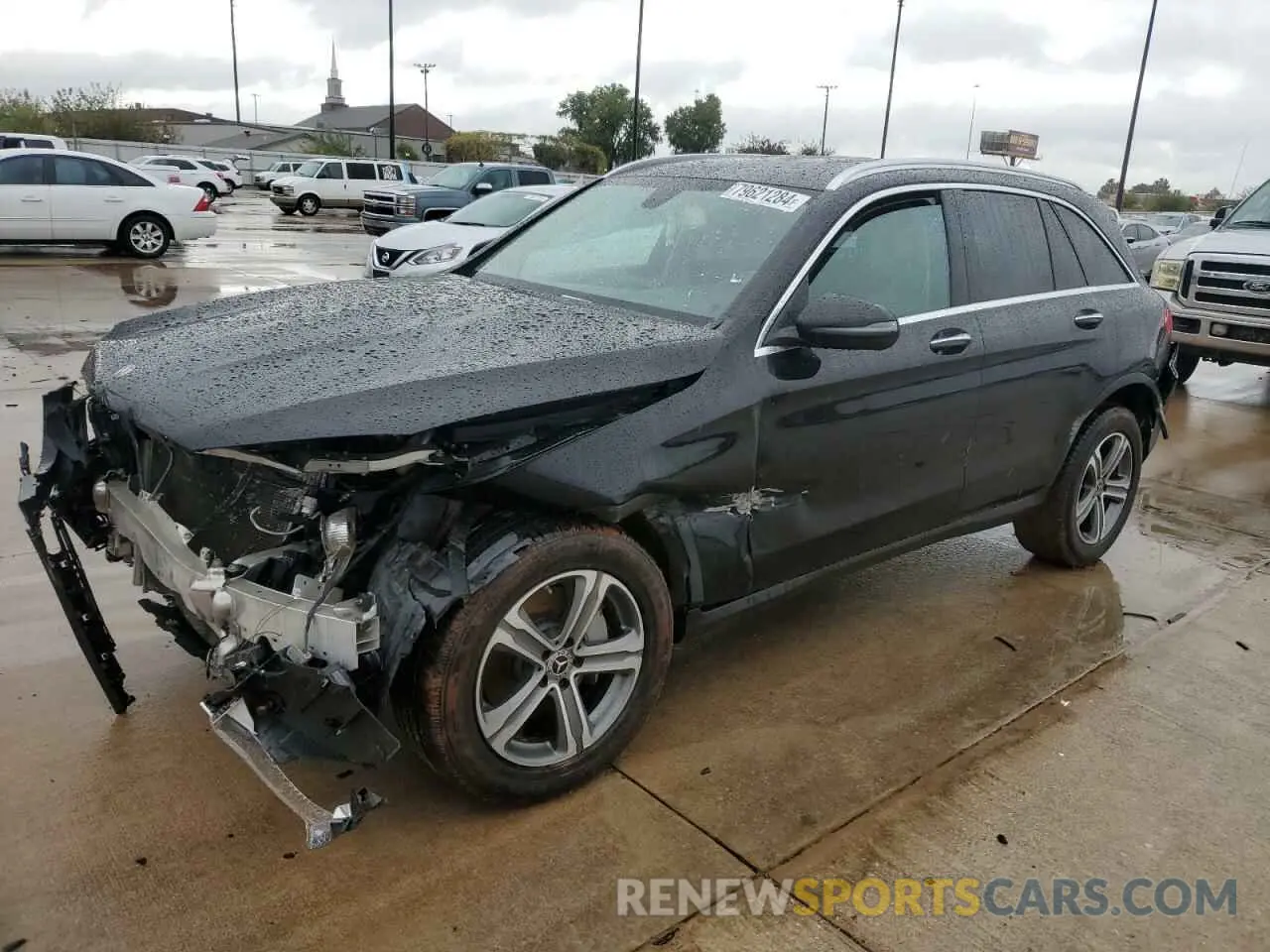 1 Photograph of a damaged car WDC0G4JB8KV133267 MERCEDES-BENZ GLC-CLASS 2019