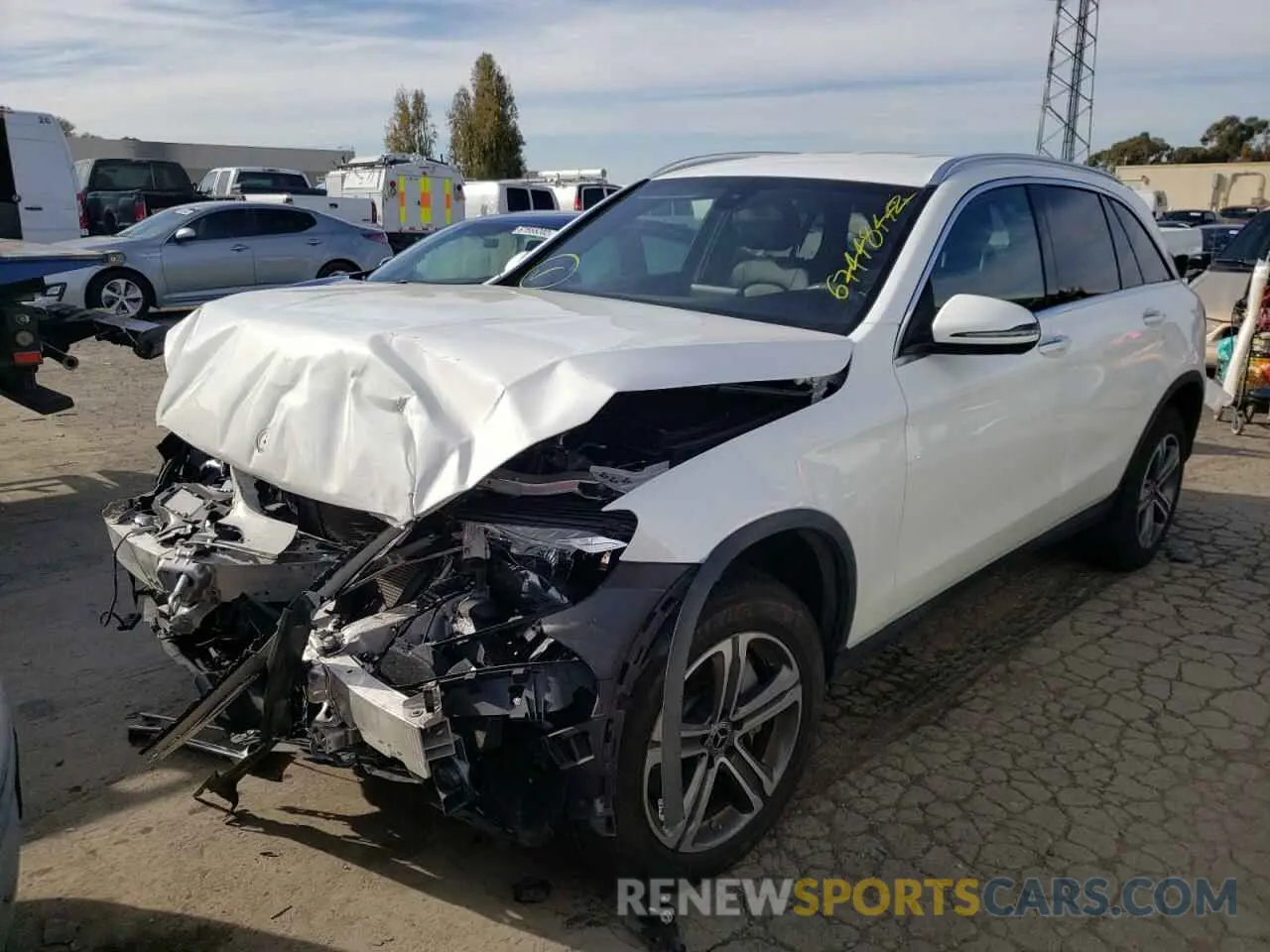 2 Фотография поврежденного автомобиля WDC0G4JB8KV143832 MERCEDES-BENZ GLC-CLASS 2019