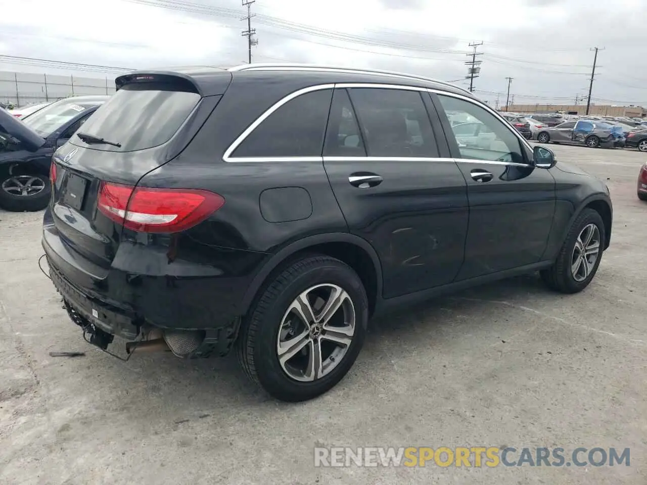 3 Photograph of a damaged car WDC0G4JBXKV180154 MERCEDES-BENZ GLC-CLASS 2019