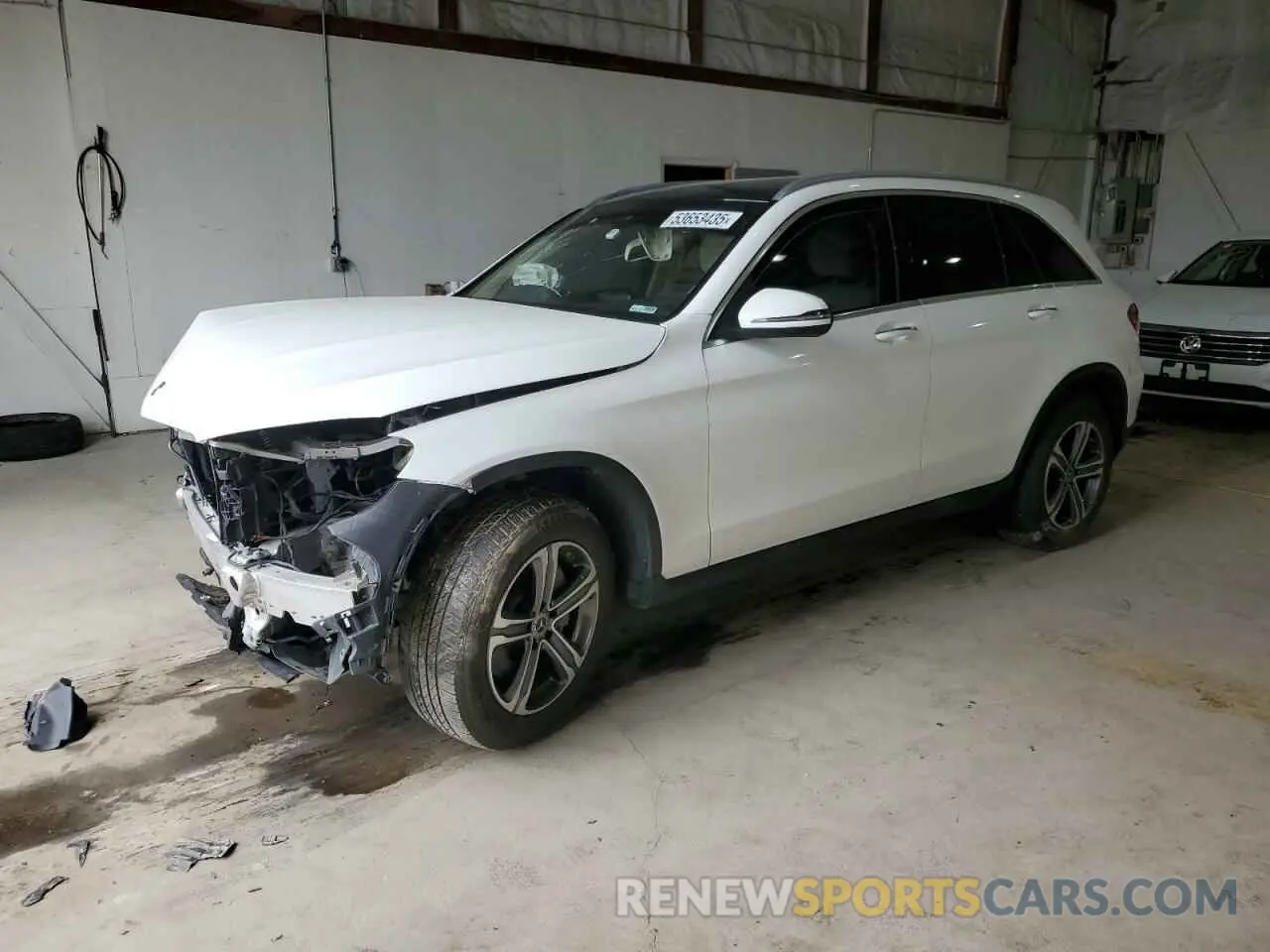 1 Photograph of a damaged car WDC0G4KB1KV195088 MERCEDES-BENZ GLC-CLASS 2019