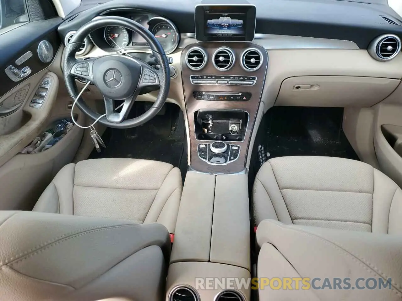 8 Фотография поврежденного автомобиля WDC0G4KB2KV123235 MERCEDES-BENZ GLC-CLASS 2019