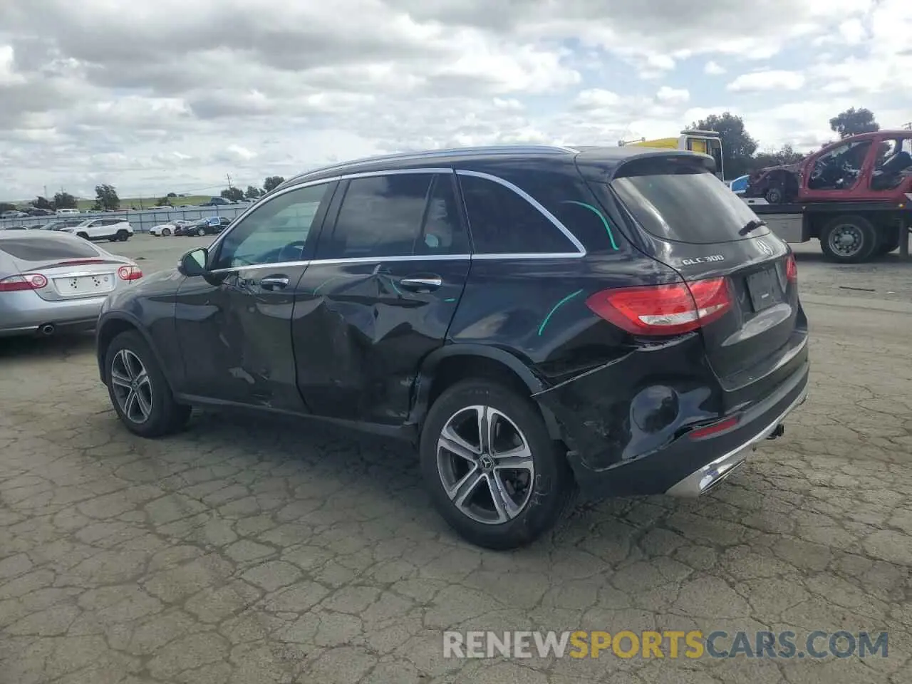 2 Фотография поврежденного автомобиля WDC0G4KB2KV150886 MERCEDES-BENZ GLC-CLASS 2019