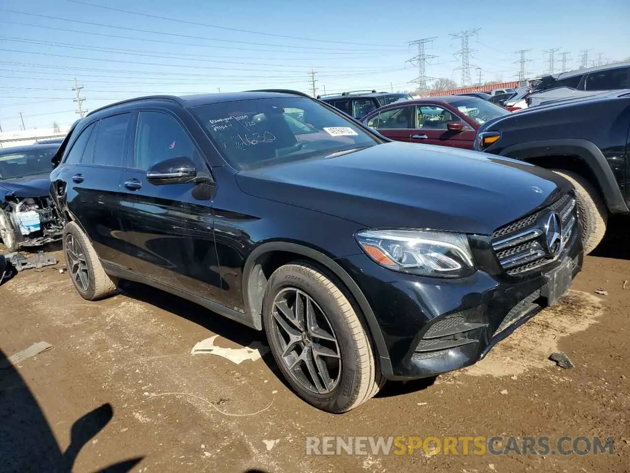 4 Фотография поврежденного автомобиля WDC0G4KB4KF664605 MERCEDES-BENZ GLC-CLASS 2019