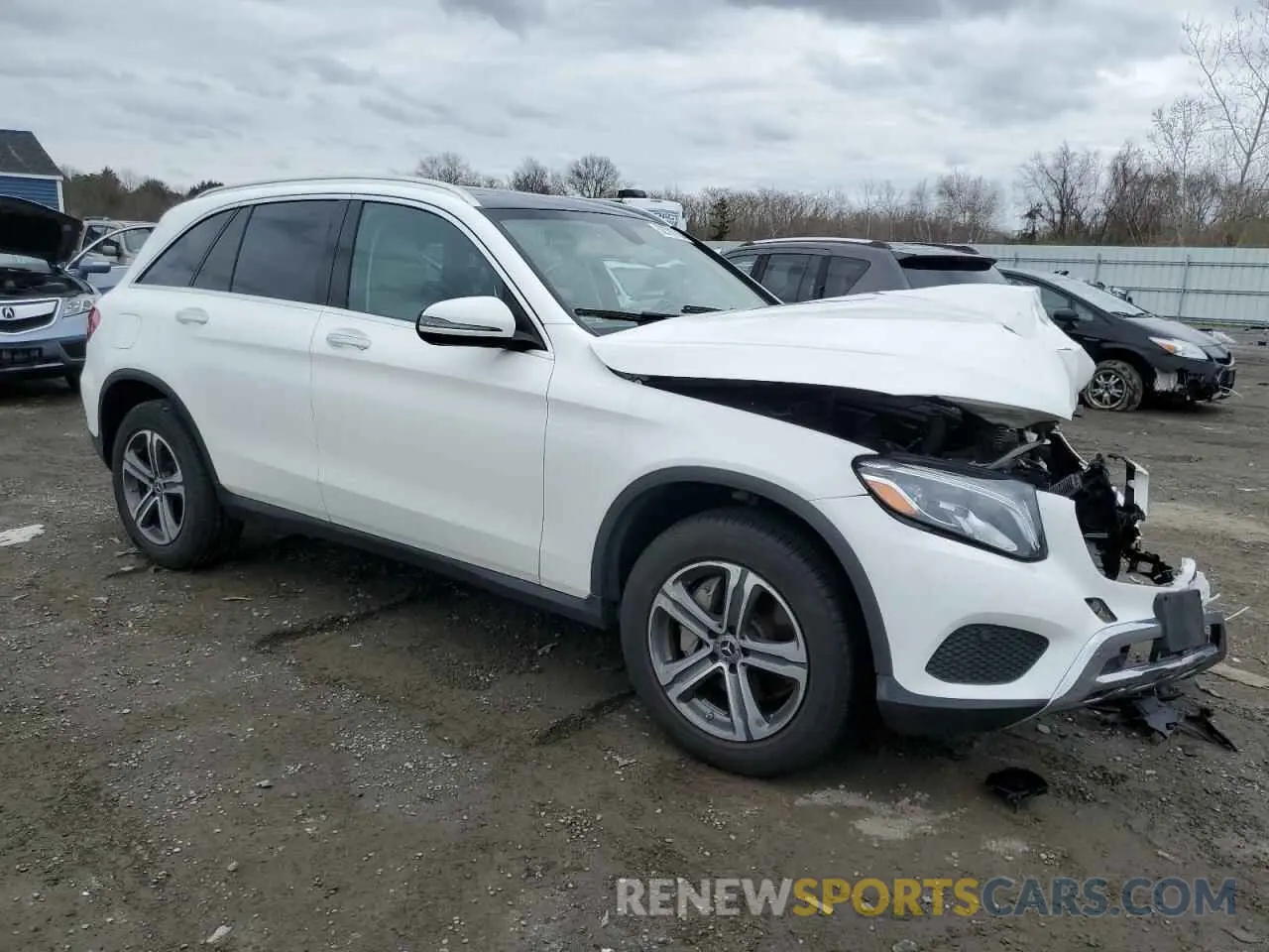 4 Фотография поврежденного автомобиля WDC0G4KB5KF641639 MERCEDES-BENZ GLC-CLASS 2019