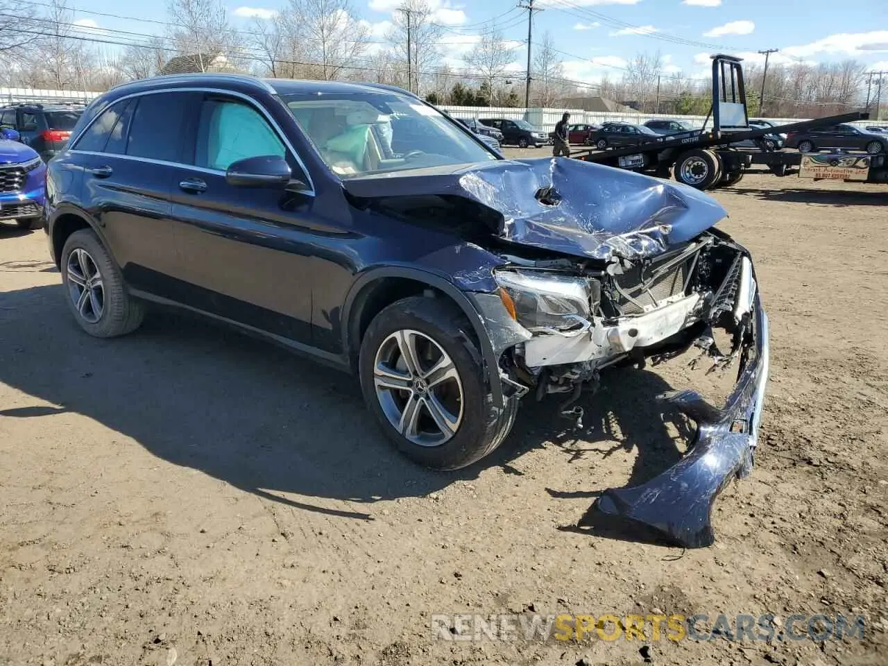 4 Фотография поврежденного автомобиля WDC0G4KB5KV153037 MERCEDES-BENZ GLC-CLASS 2019