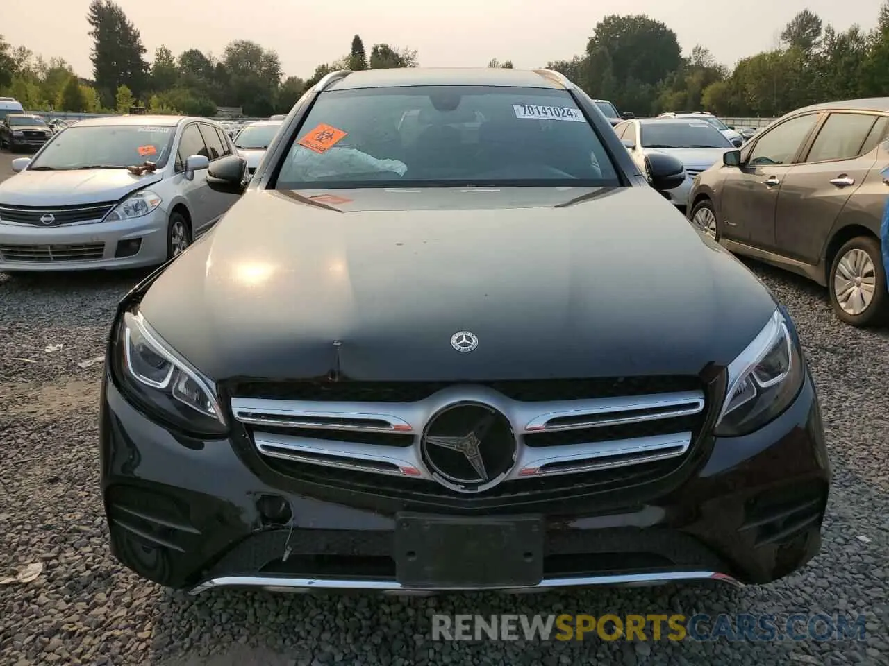 5 Фотография поврежденного автомобиля WDC0G4KB6K1001243 MERCEDES-BENZ GLC-CLASS 2019