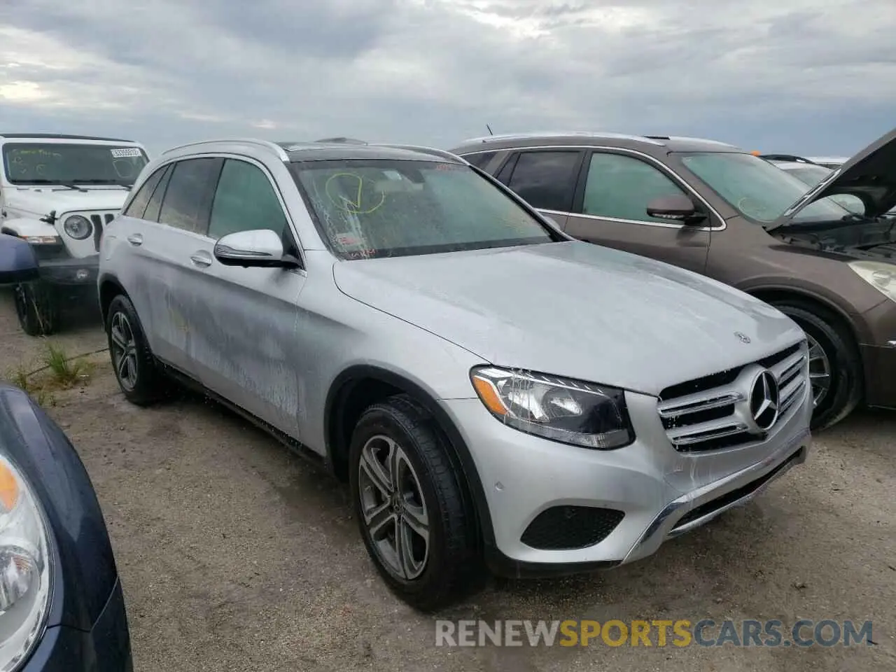 1 Фотография поврежденного автомобиля WDC0G4KB6KV186368 MERCEDES-BENZ GLC-CLASS 2019