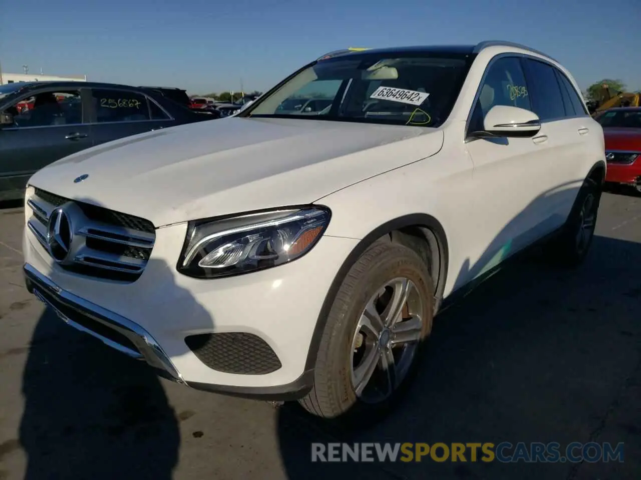 2 Photograph of a damaged car WDC0G4KB7KV171233 MERCEDES-BENZ GLC-CLASS 2019