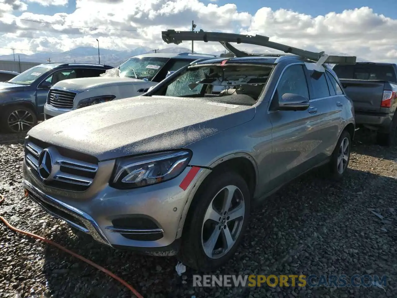 2 Photograph of a damaged car WDC0G4KB8KF617299 MERCEDES-BENZ GLC-CLASS 2019