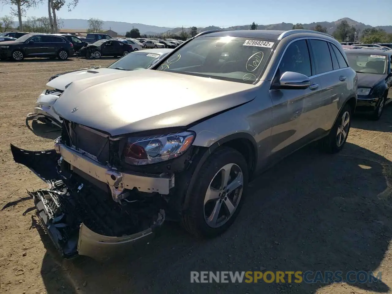 2 Photograph of a damaged car WDC0G4KB9KV182007 MERCEDES-BENZ GLC-CLASS 2019