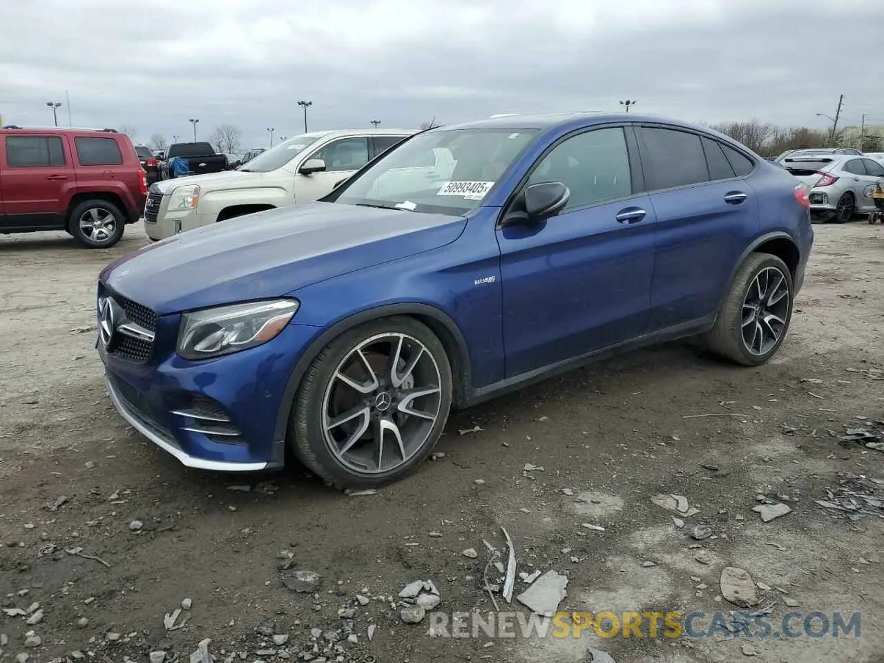 1 Photograph of a damaged car WDC0J6EB3KF625058 MERCEDES-BENZ GLC-CLASS 2019