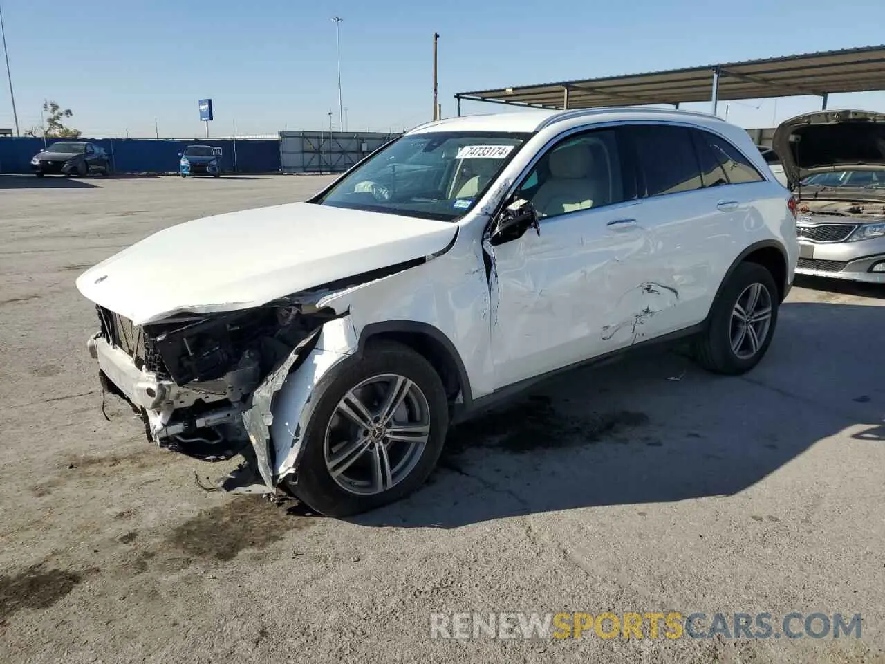 1 Photograph of a damaged car W1N0G8DB6LF805243 MERCEDES-BENZ GLC-CLASS 2020