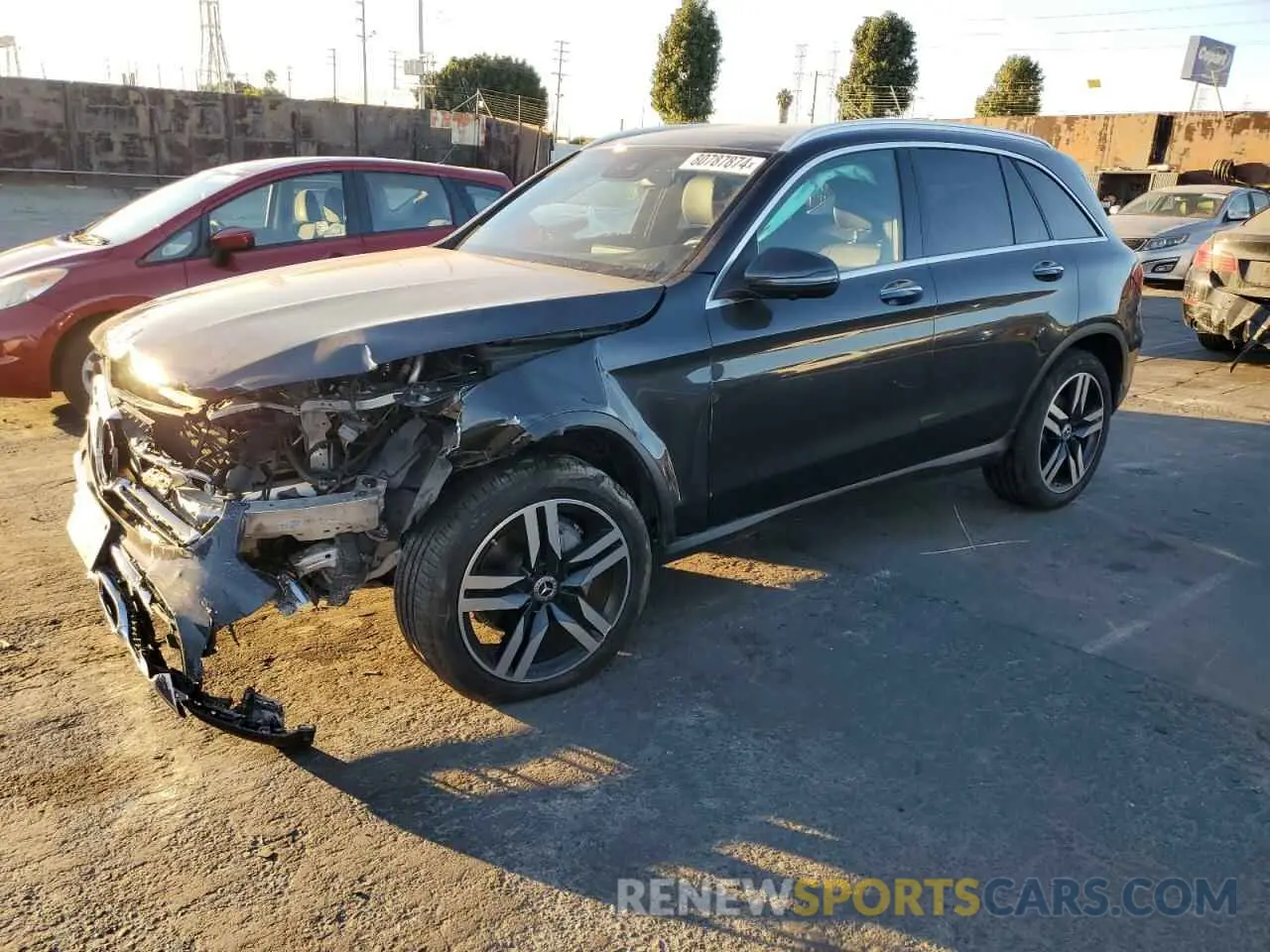 1 Photograph of a damaged car W1N0G8DB7LF812847 MERCEDES-BENZ GLC-CLASS 2020
