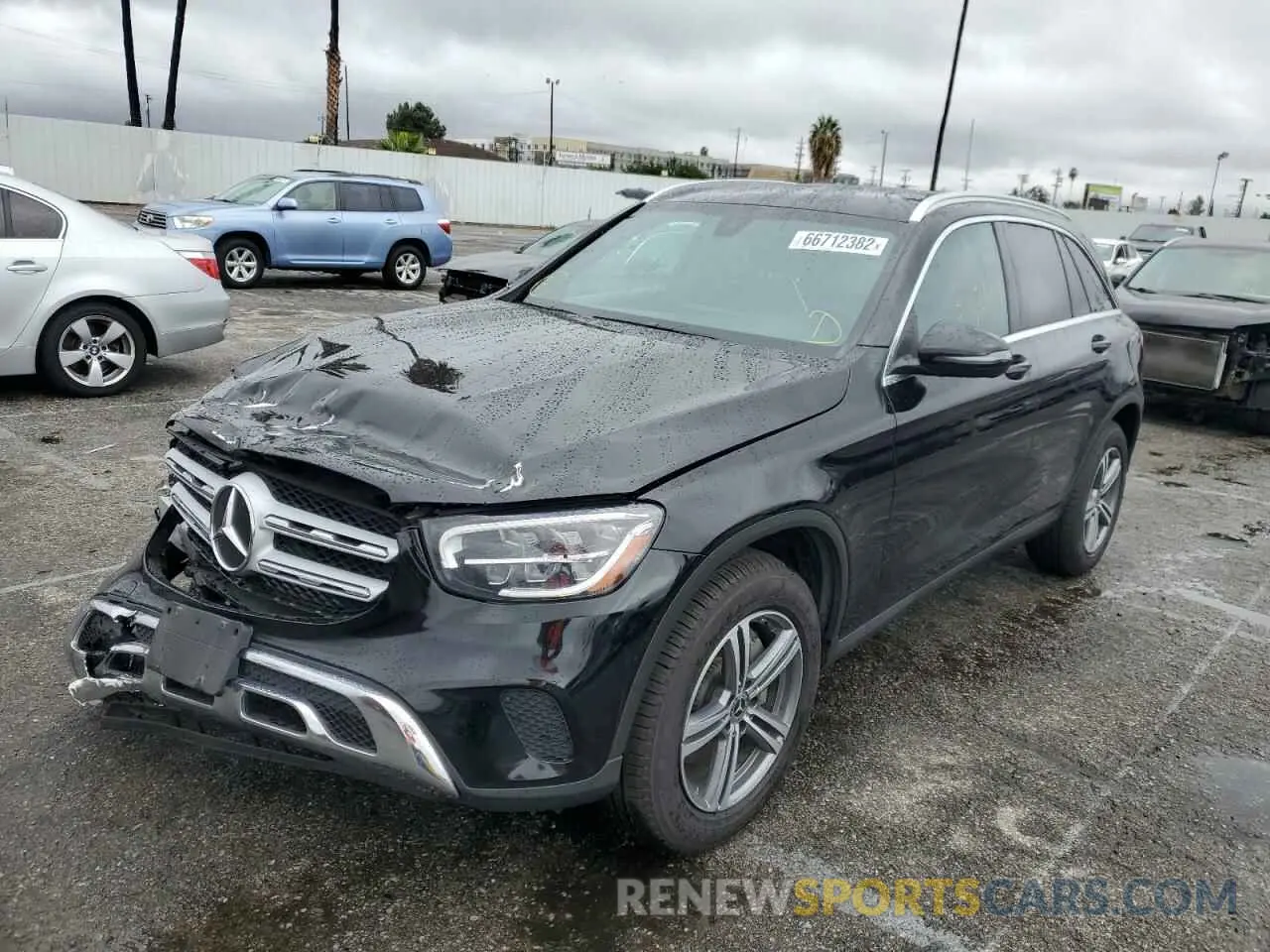 2 Фотография поврежденного автомобиля W1N0G8DB9LF796540 MERCEDES-BENZ GLC-CLASS 2020