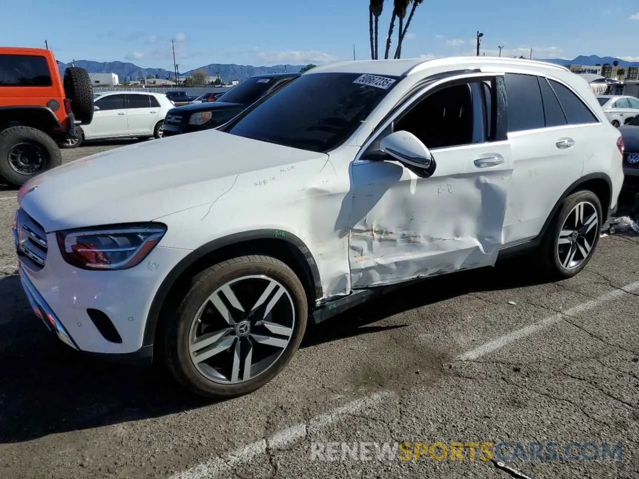 1 Photograph of a damaged car W1N0G8DBXLF802572 MERCEDES-BENZ GLC-CLASS 2020