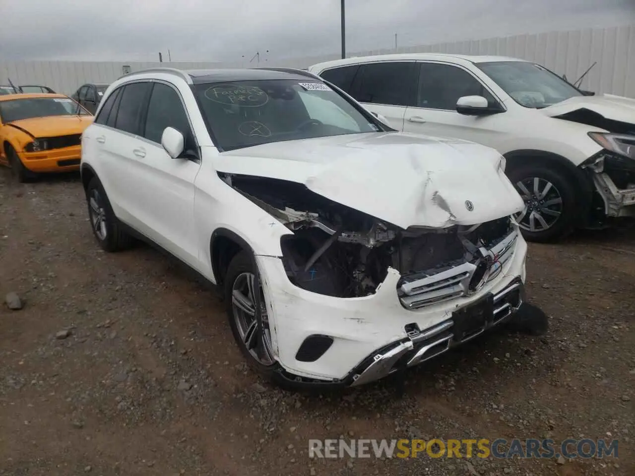 1 Photograph of a damaged car W1N0G8EB6LF836460 MERCEDES-BENZ GLC-CLASS 2020