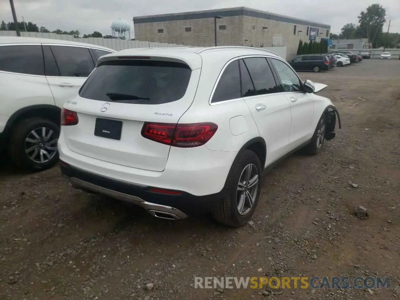 4 Photograph of a damaged car W1N0G8EB6LF836460 MERCEDES-BENZ GLC-CLASS 2020