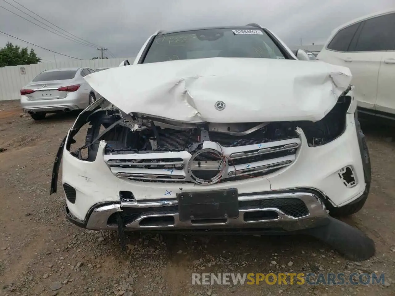 9 Photograph of a damaged car W1N0G8EB6LF836460 MERCEDES-BENZ GLC-CLASS 2020