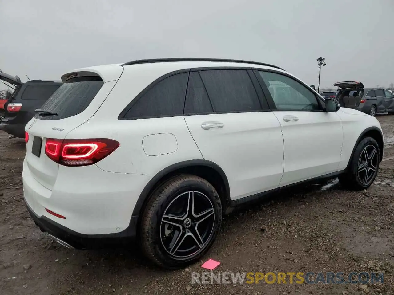 3 Фотография поврежденного автомобиля W1N0G8EBXLF764663 MERCEDES-BENZ GLC-CLASS 2020