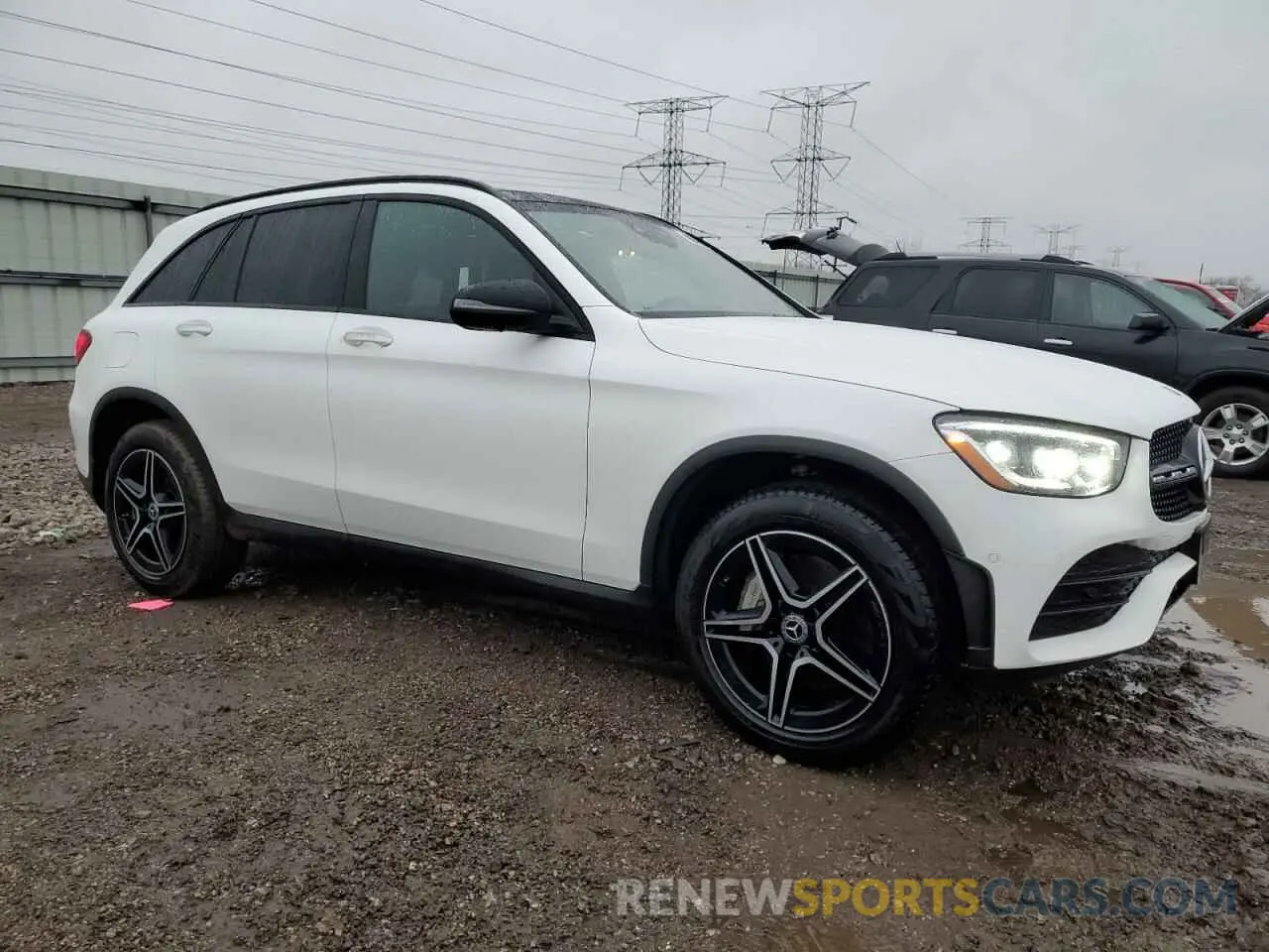 4 Фотография поврежденного автомобиля W1N0G8EBXLF764663 MERCEDES-BENZ GLC-CLASS 2020