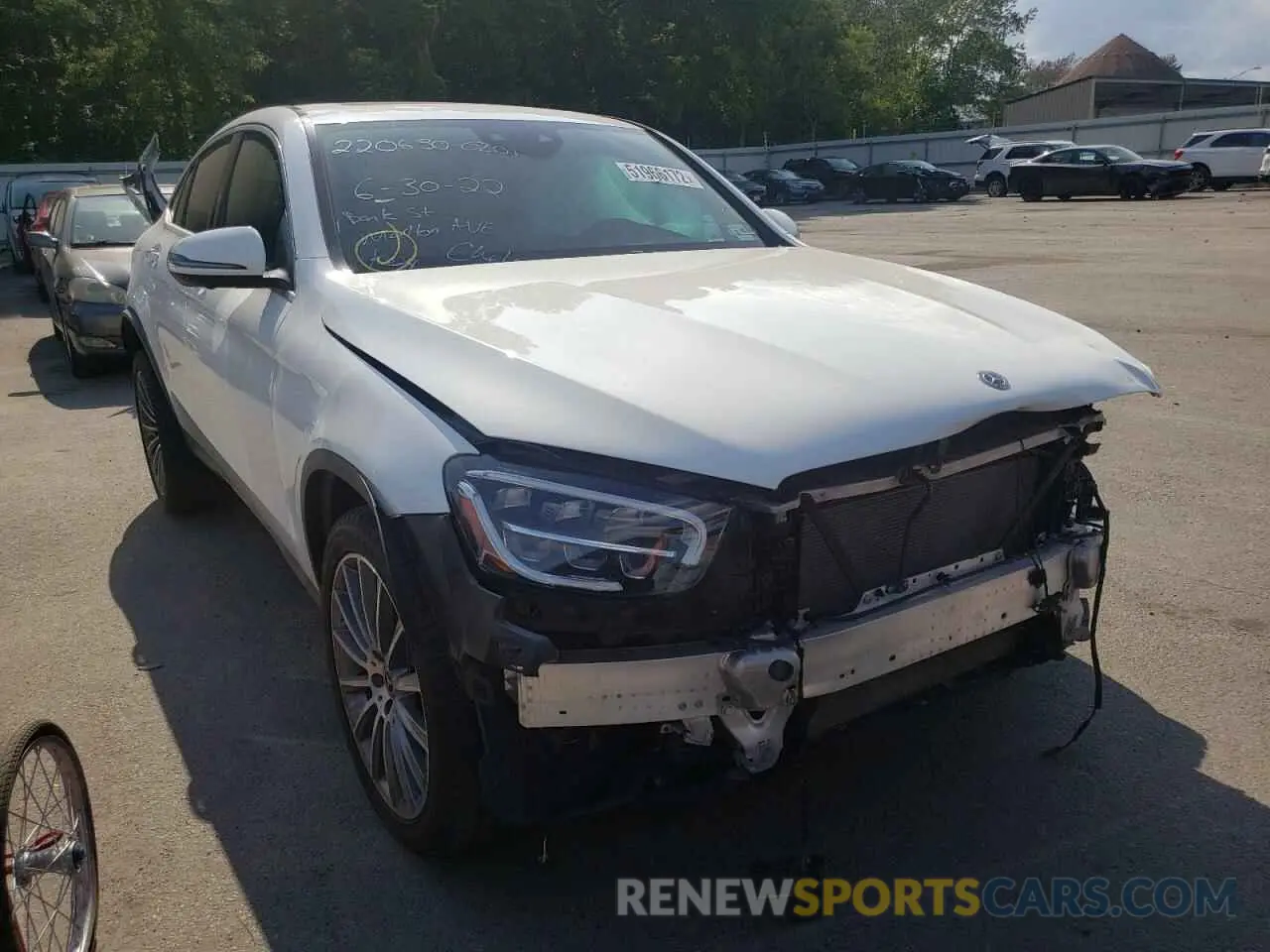 1 Photograph of a damaged car W1N0J8EB2LF763783 MERCEDES-BENZ GLC-CLASS 2020