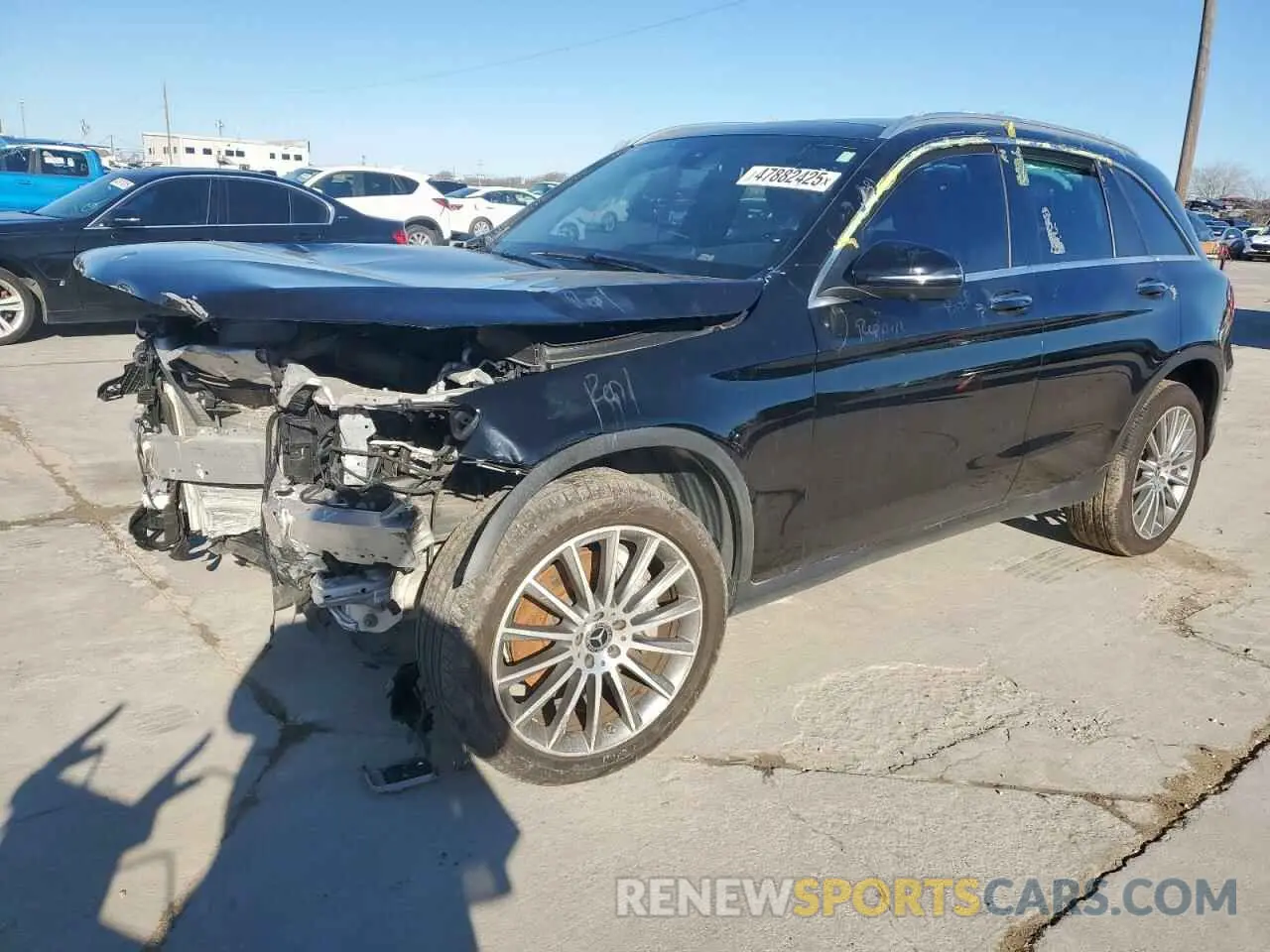 1 Photograph of a damaged car WDC0G8DB8LF738436 MERCEDES-BENZ GLC-CLASS 2020