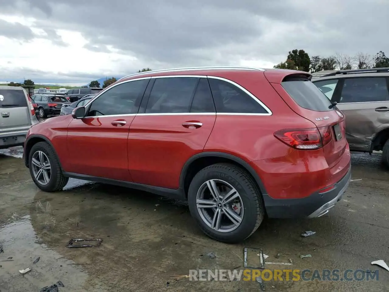 2 Фотография поврежденного автомобиля WDC0G8EB2LF742349 MERCEDES-BENZ GLC-CLASS 2020