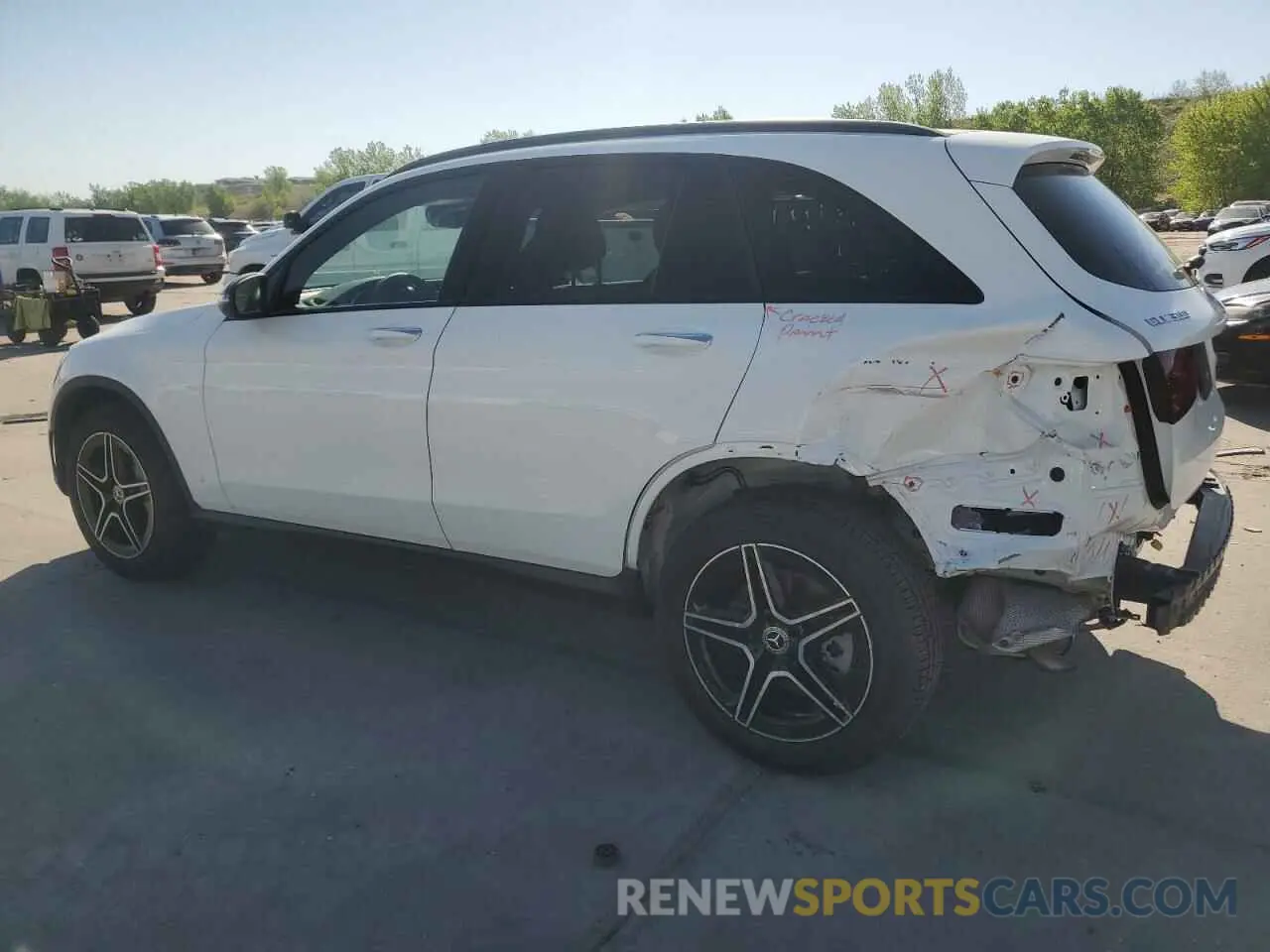 2 Фотография поврежденного автомобиля WDC0G8EB4LF700801 MERCEDES-BENZ GLC-CLASS 2020