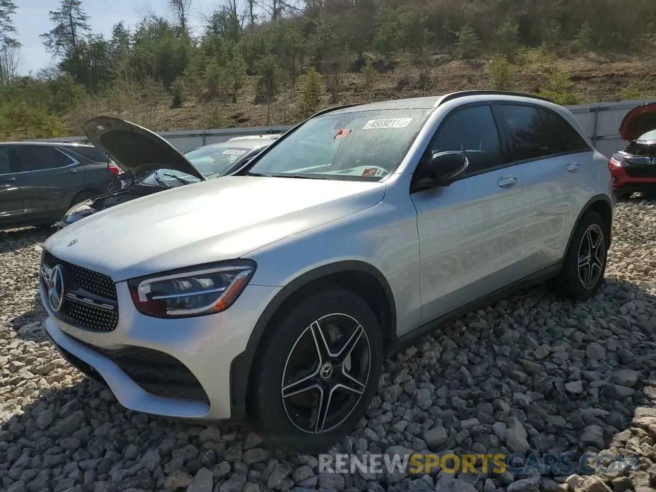 1 Фотография поврежденного автомобиля WDC0G8EB8LF690080 MERCEDES-BENZ GLC-CLASS 2020