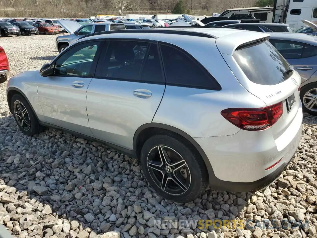 2 Фотография поврежденного автомобиля WDC0G8EB8LF690080 MERCEDES-BENZ GLC-CLASS 2020