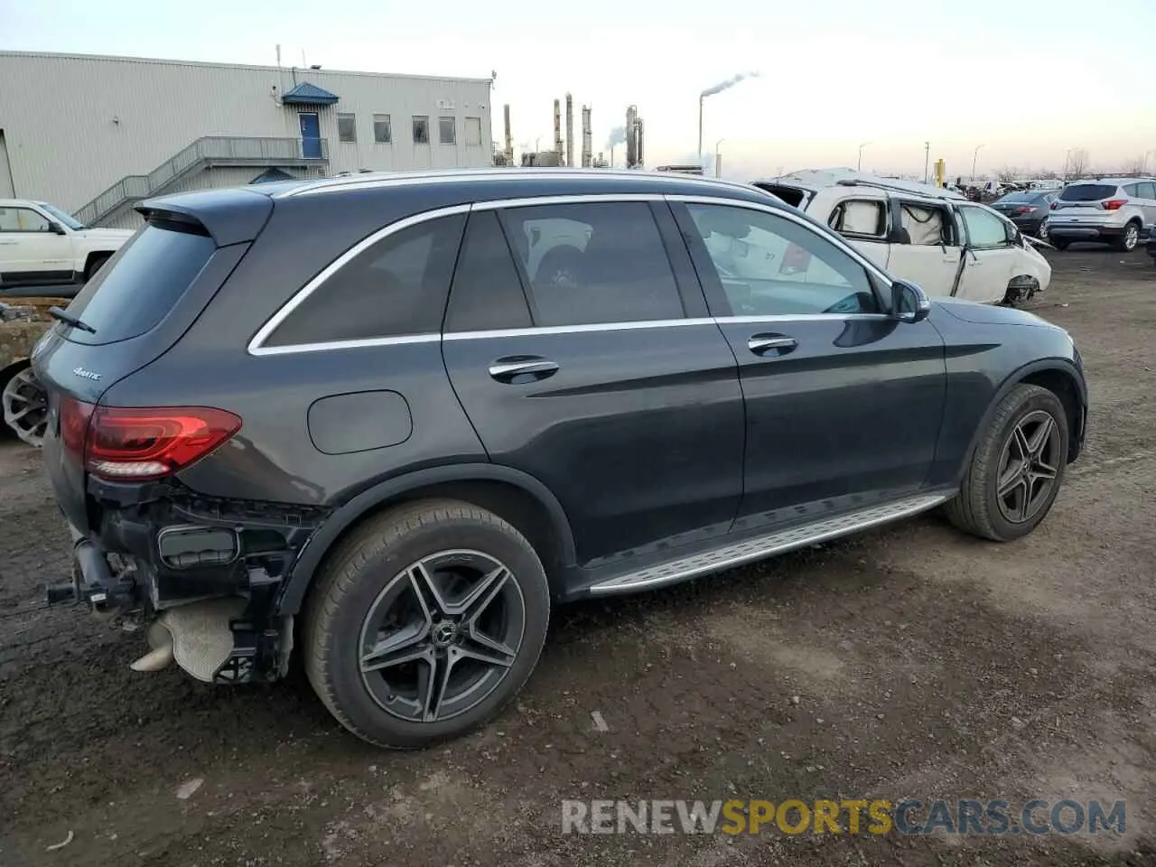 3 Фотография поврежденного автомобиля WDC0G8EBXLV203032 MERCEDES-BENZ GLC-CLASS 2020
