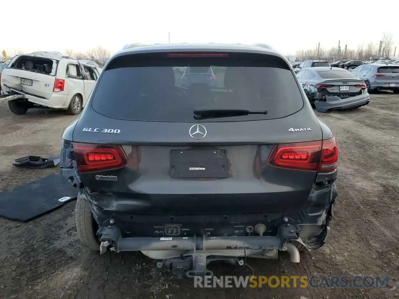 6 Фотография поврежденного автомобиля WDC0G8EBXLV203032 MERCEDES-BENZ GLC-CLASS 2020