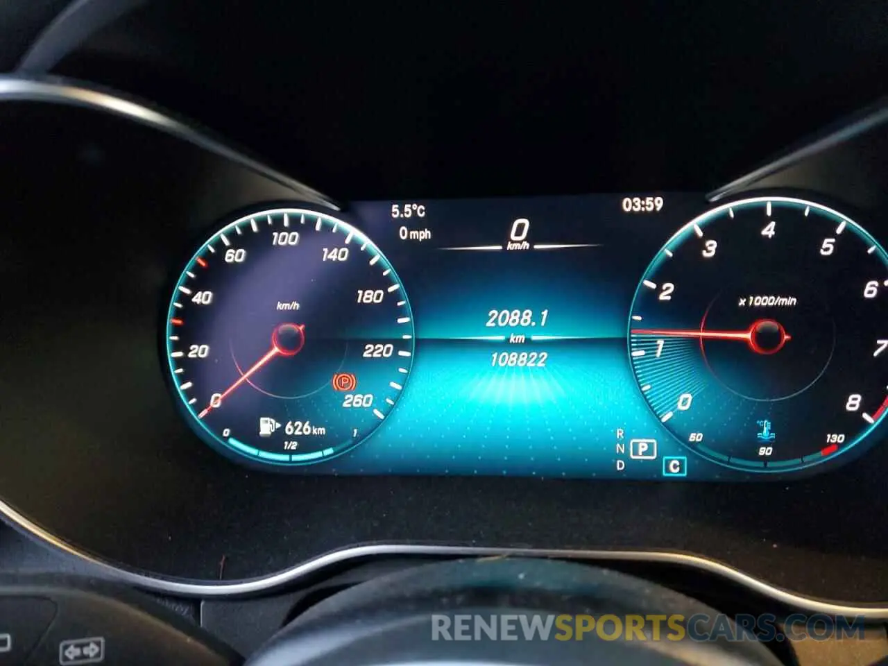 9 Фотография поврежденного автомобиля WDC0G8EBXLV203032 MERCEDES-BENZ GLC-CLASS 2020