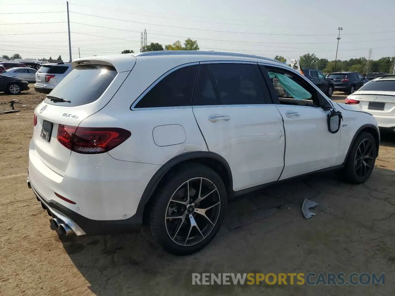 3 Photograph of a damaged car W1N0G6EB1MF958567 MERCEDES-BENZ GLC-CLASS 2021
