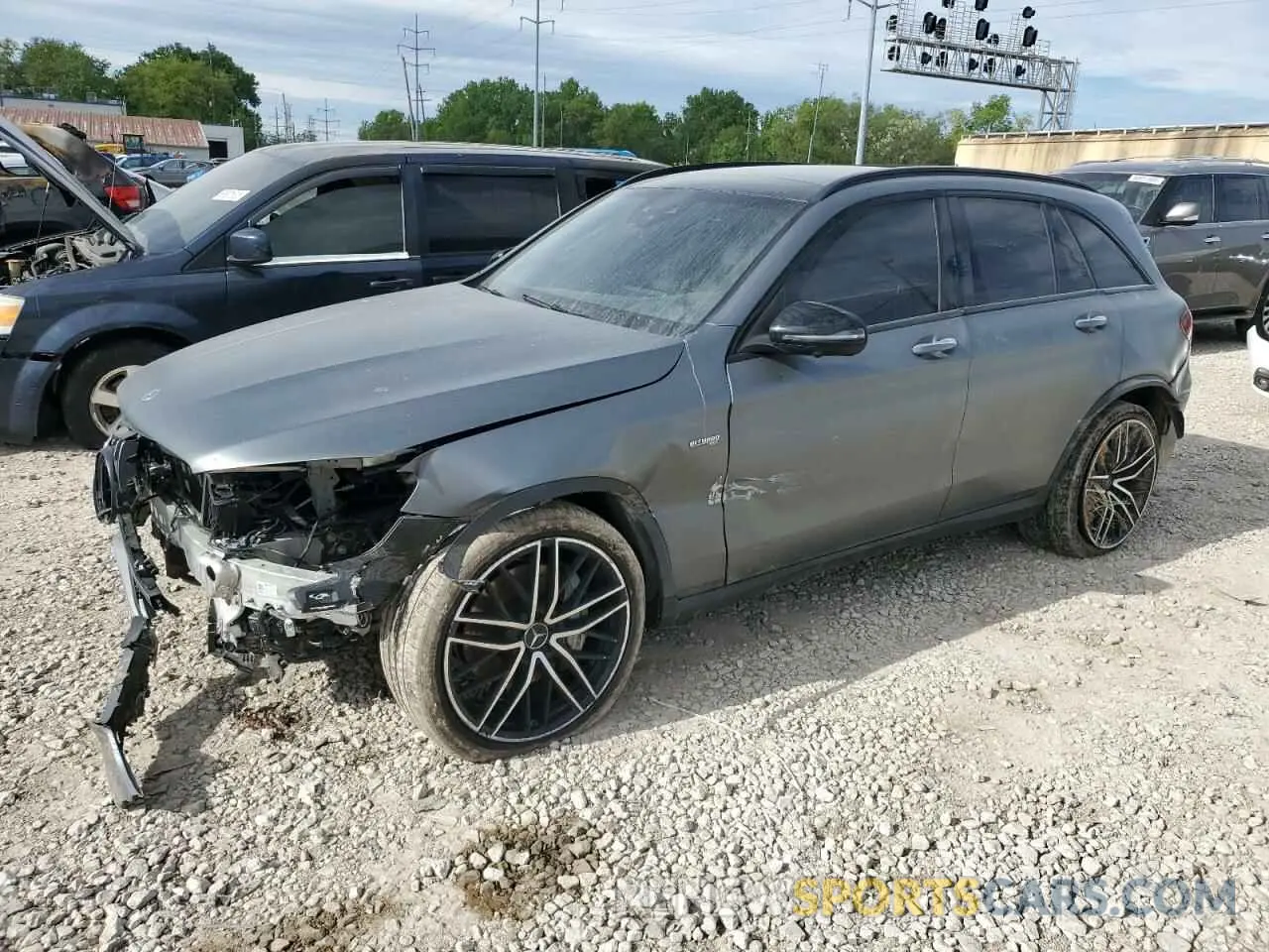 1 Photograph of a damaged car W1N0G6EB1MF983386 MERCEDES-BENZ GLC-CLASS 2021