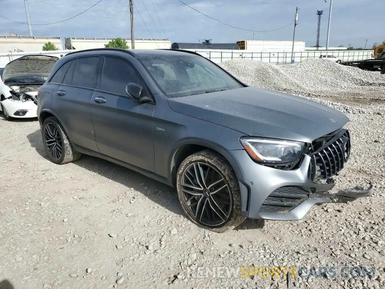 4 Photograph of a damaged car W1N0G6EB1MF983386 MERCEDES-BENZ GLC-CLASS 2021