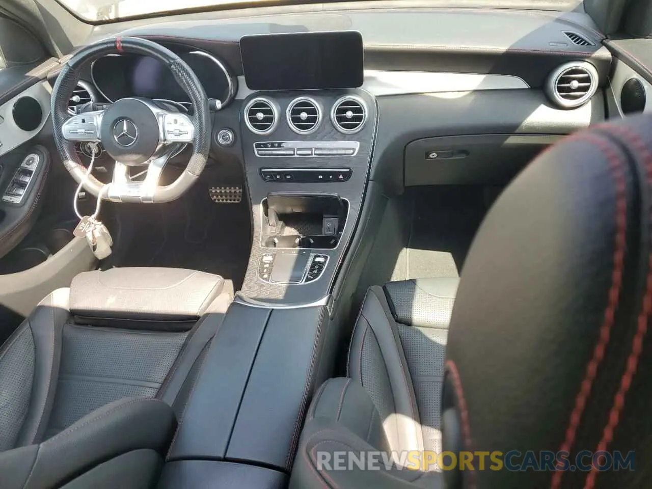 8 Фотография поврежденного автомобиля W1N0G6EB3MV314834 MERCEDES-BENZ GLC-CLASS 2021