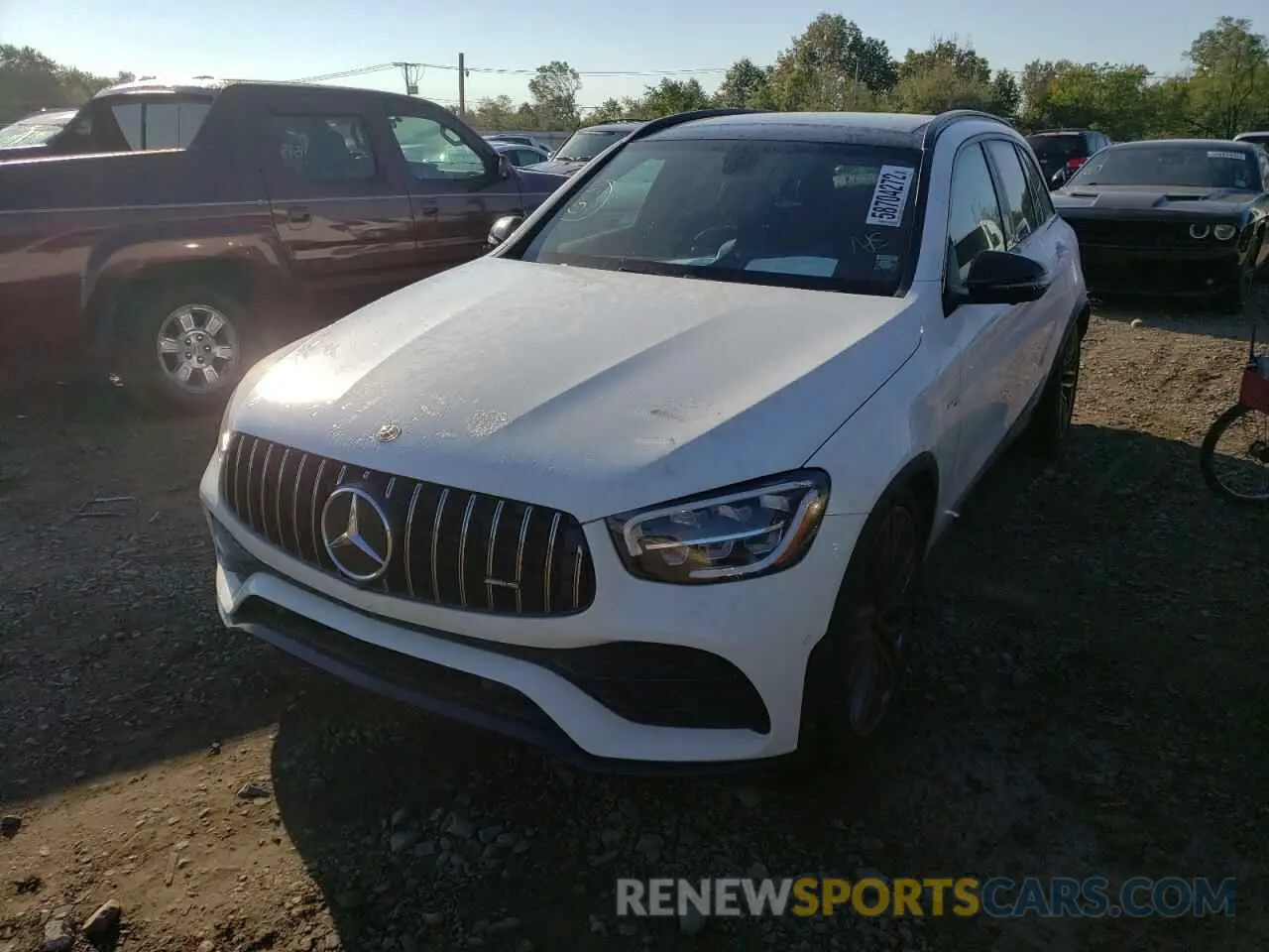 2 Фотография поврежденного автомобиля W1N0G6EB7MF989354 MERCEDES-BENZ GLC-CLASS 2021