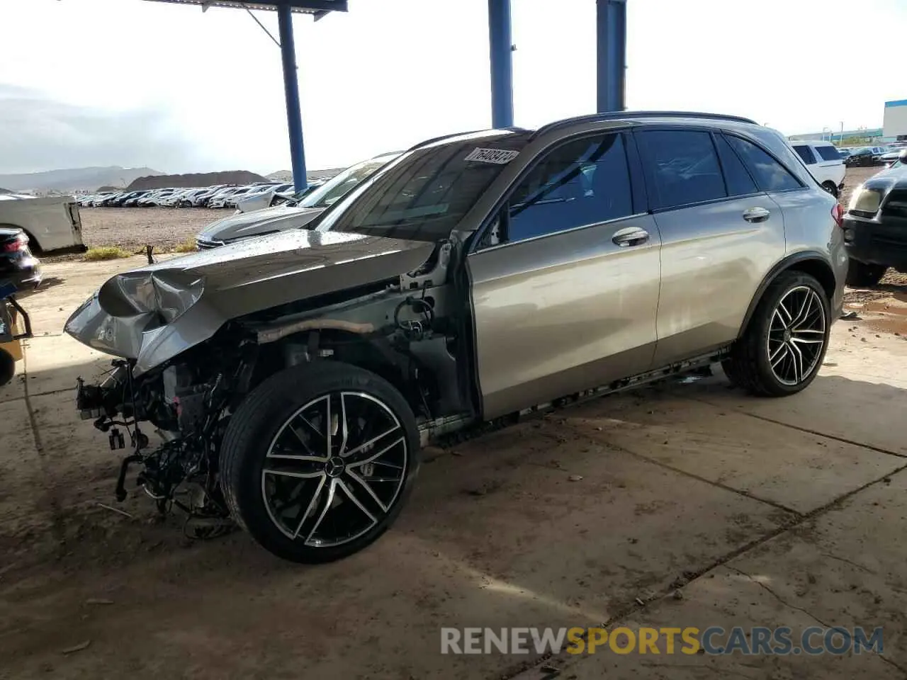 1 Фотография поврежденного автомобиля W1N0G6EB9MF991834 MERCEDES-BENZ GLC-CLASS 2021
