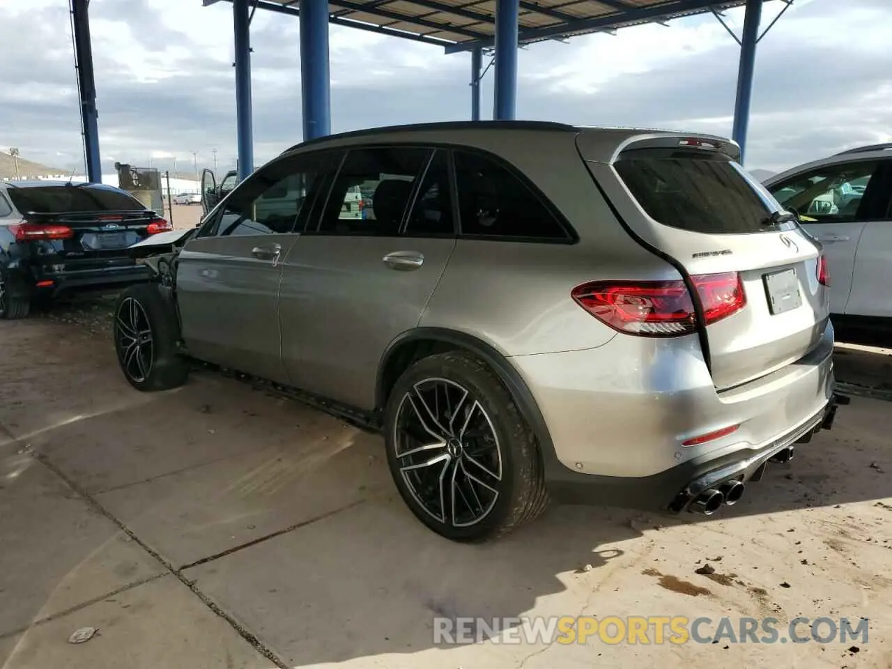 2 Фотография поврежденного автомобиля W1N0G6EB9MF991834 MERCEDES-BENZ GLC-CLASS 2021