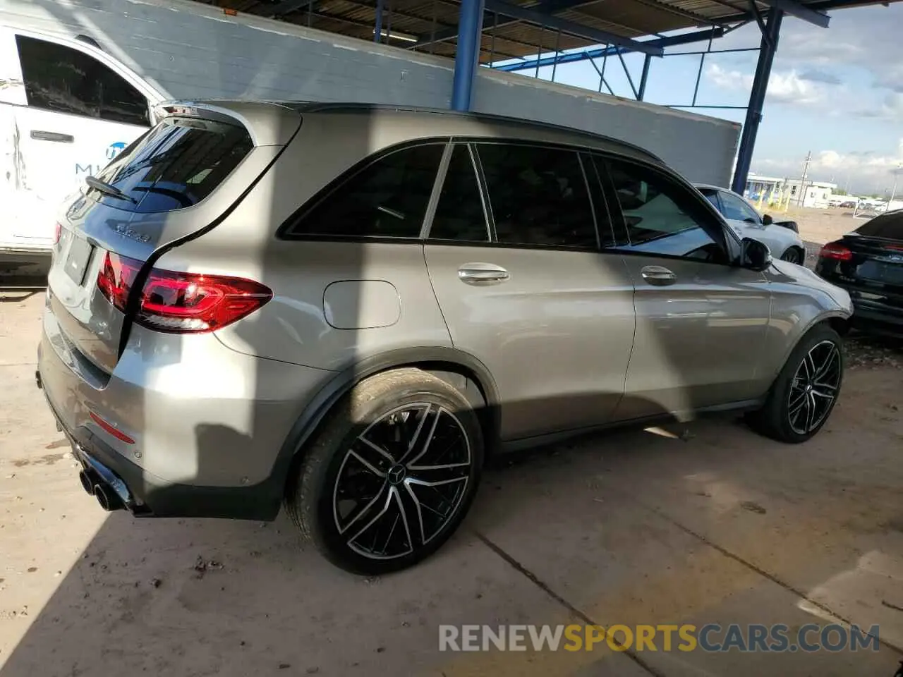 3 Фотография поврежденного автомобиля W1N0G6EB9MF991834 MERCEDES-BENZ GLC-CLASS 2021