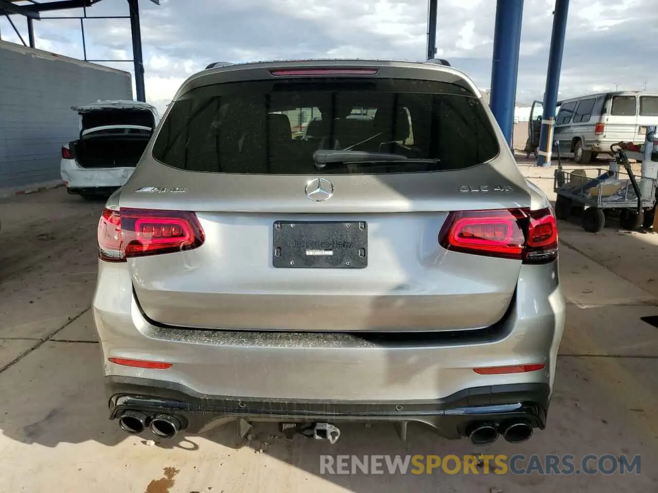 6 Фотография поврежденного автомобиля W1N0G6EB9MF991834 MERCEDES-BENZ GLC-CLASS 2021