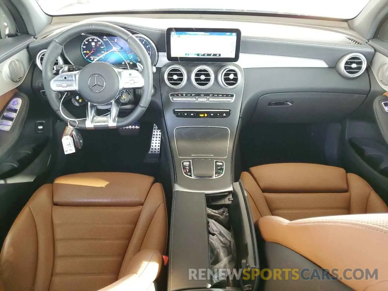 8 Фотография поврежденного автомобиля W1N0G6EB9MF991834 MERCEDES-BENZ GLC-CLASS 2021