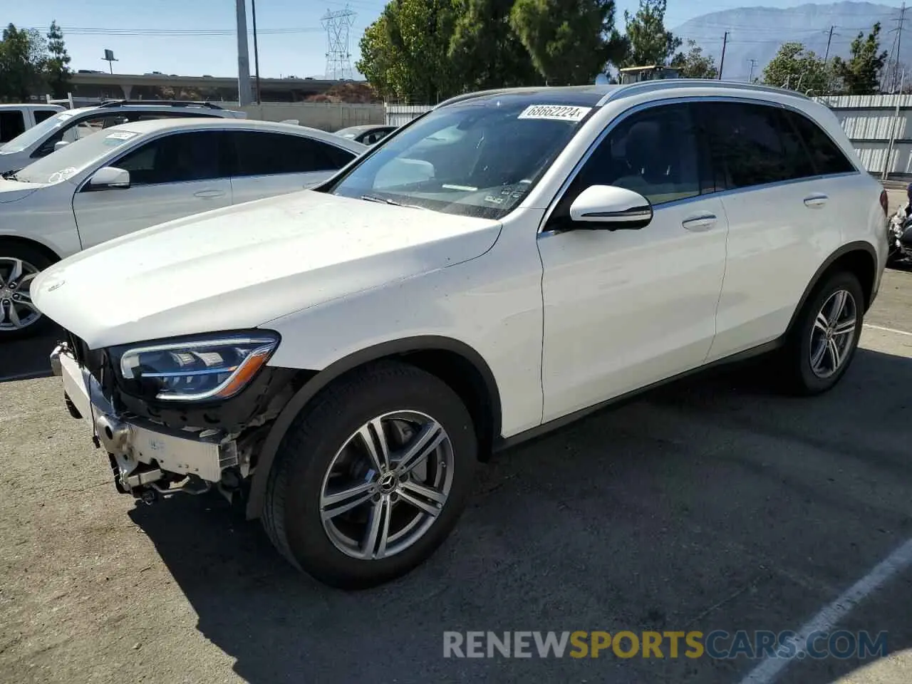 1 Фотография поврежденного автомобиля W1N0G8DB0MF975325 MERCEDES-BENZ GLC-CLASS 2021