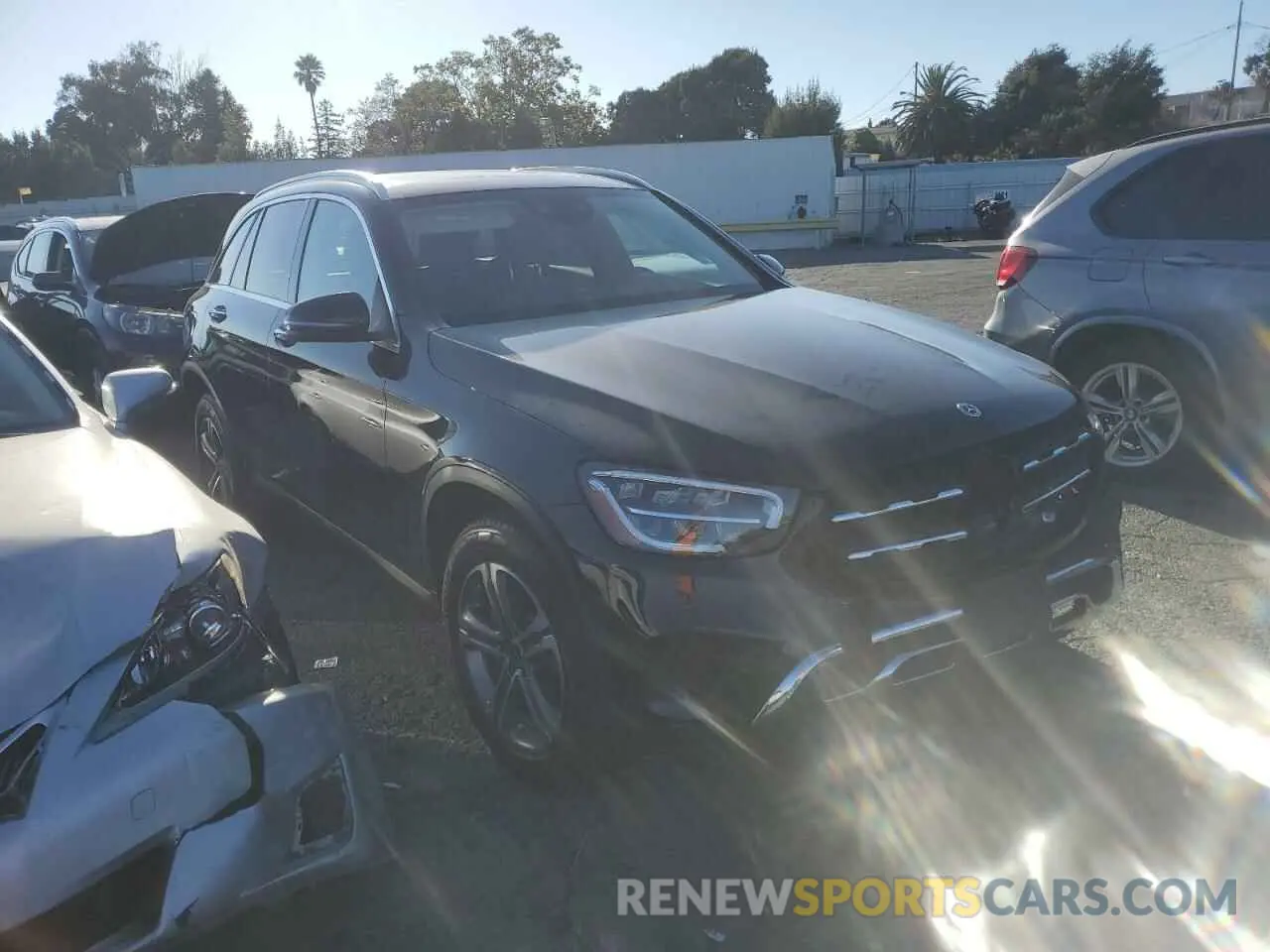4 Фотография поврежденного автомобиля W1N0G8DB0MV302475 MERCEDES-BENZ GLC-CLASS 2021