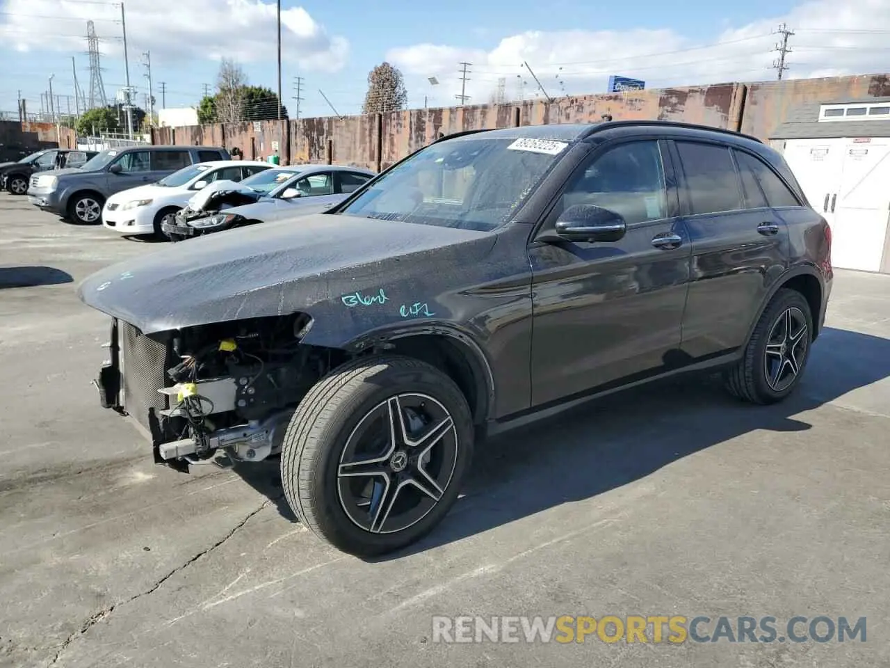 1 Фотография поврежденного автомобиля W1N0G8DB2MF886114 MERCEDES-BENZ GLC-CLASS 2021
