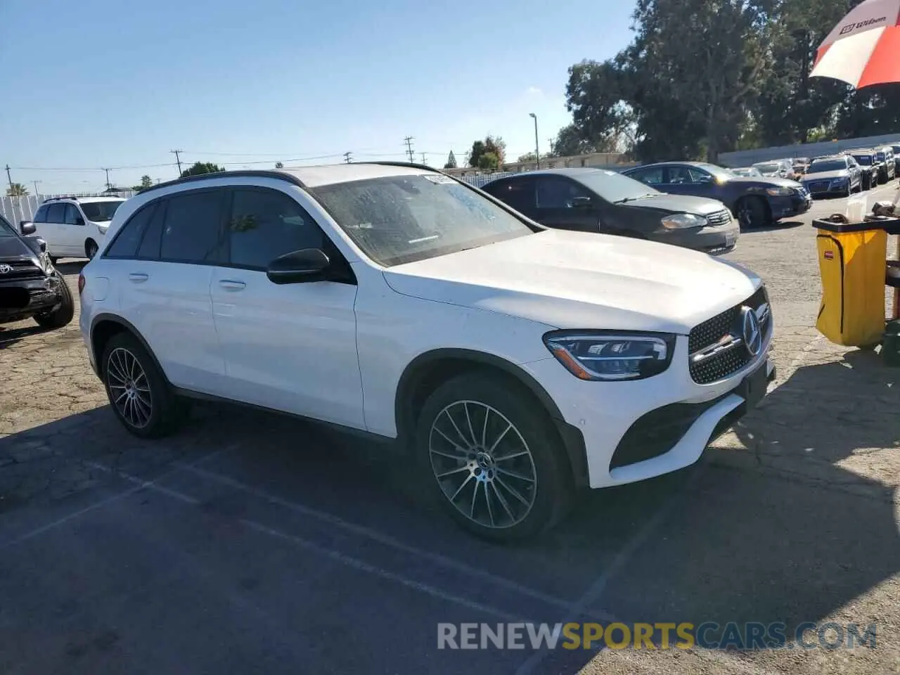 4 Photograph of a damaged car W1N0G8DB2MV296131 MERCEDES-BENZ GLC-CLASS 2021