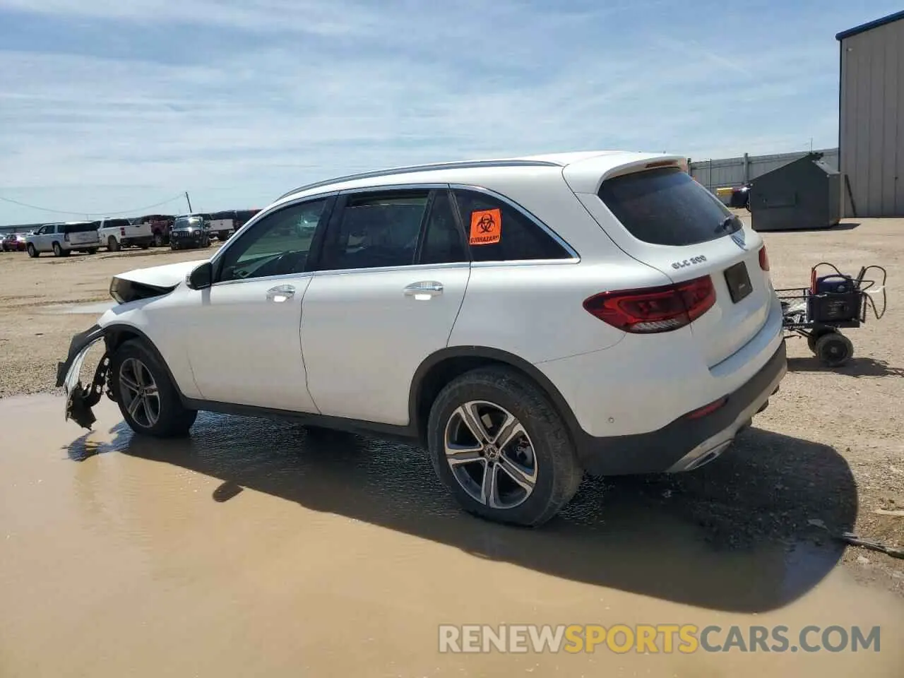 2 Photograph of a damaged car W1N0G8DB4MF940013 MERCEDES-BENZ GLC-CLASS 2021